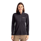 Cutter & Buck Adapt Eco Knit Stretch Recycled Womens Half Zip Pullover