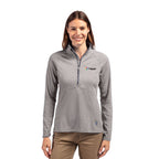Cutter & Buck Adapt Eco Knit Stretch Recycled Womens Half Zip Pullover