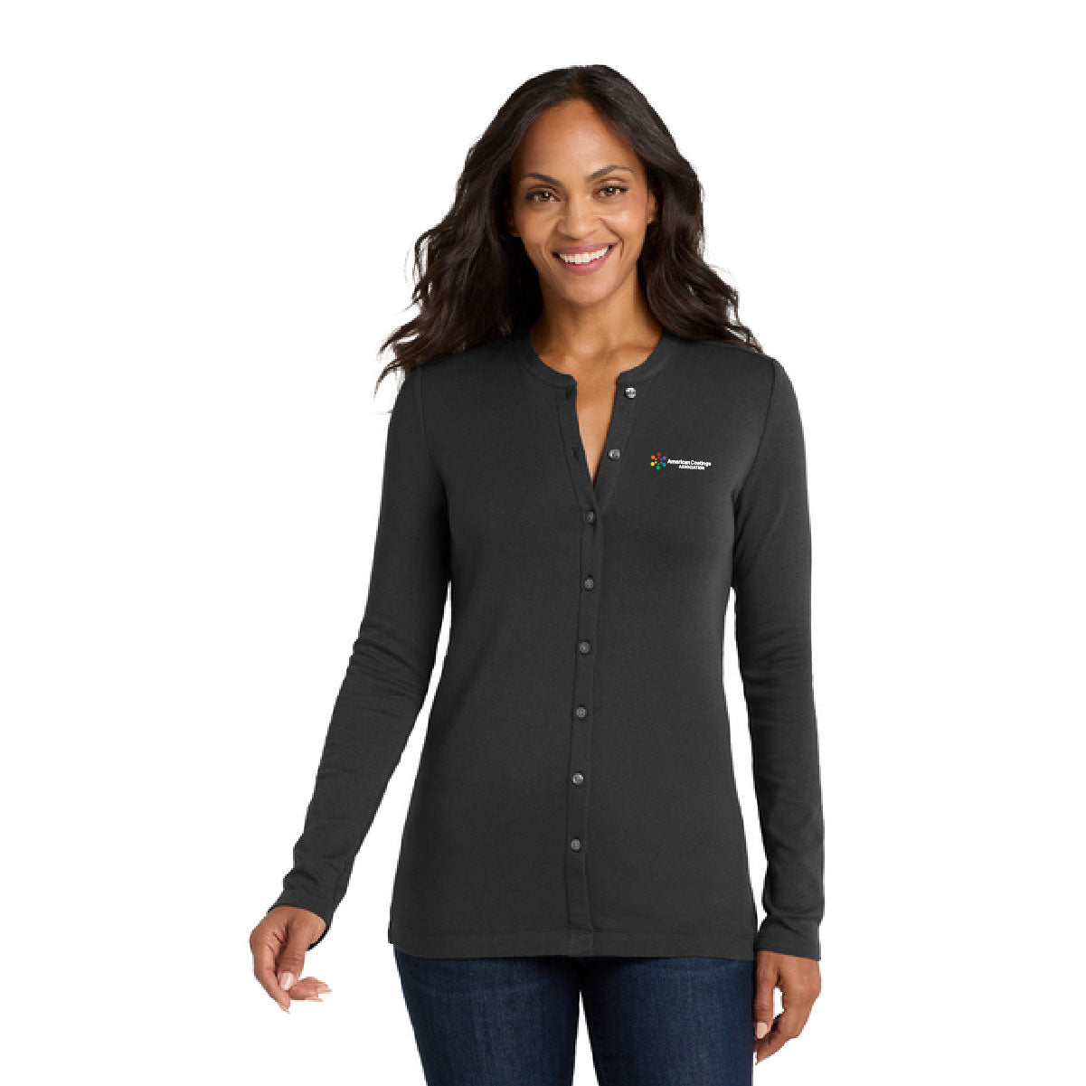 Port Authority® Women's Concept Stretch Button-Front Cardigan