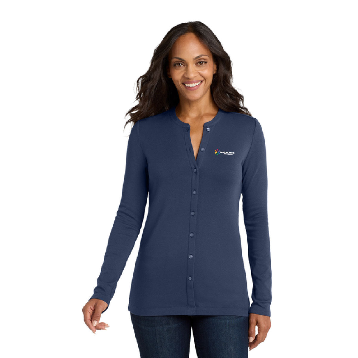 Port Authority® Women's Concept Stretch Button-Front Cardigan