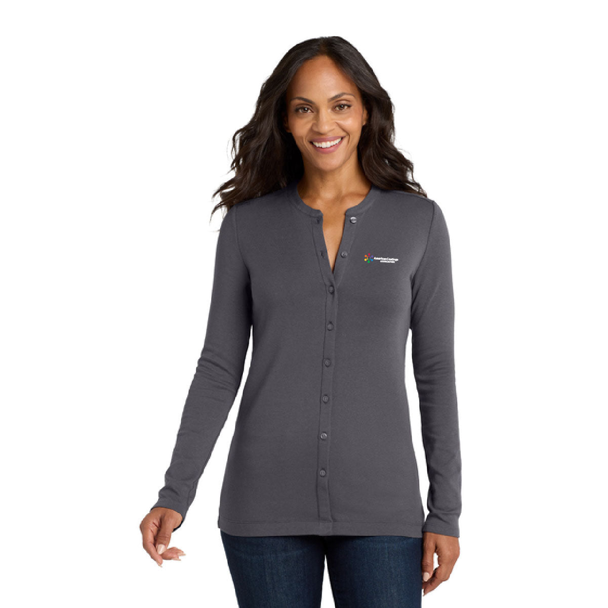 Port Authority® Women's Concept Stretch Button-Front Cardigan