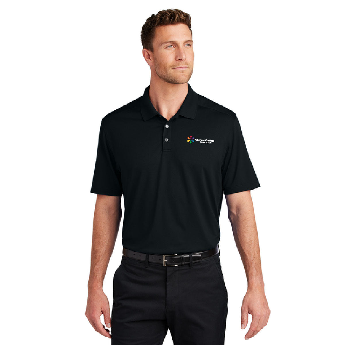 Port Authority® City Stretch Flat Knit Polo